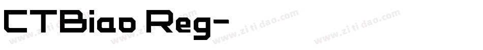 CTBiao Reg字体转换
